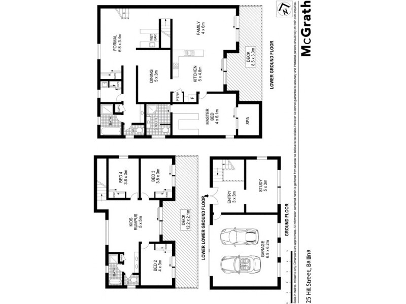 25 Hill Street, East Ballina NSW 2478 Floorplan