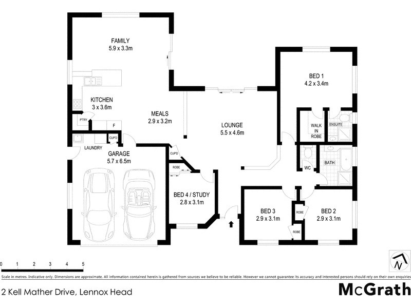 2 Kell Mather Drive, Lennox Head NSW 2478 Floorplan