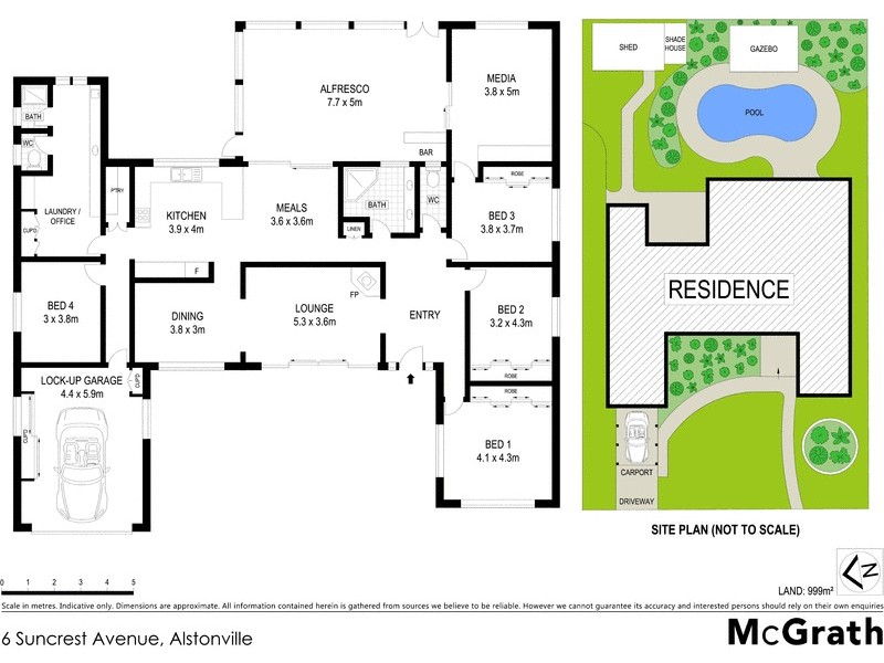 6 Suncrest Avenue, Alstonville NSW 2477 Floorplan