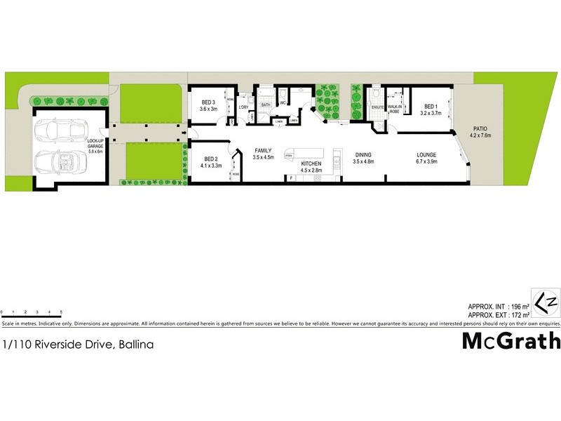 1/110 Riverside Drive, Ballina NSW 2478 Floorplan