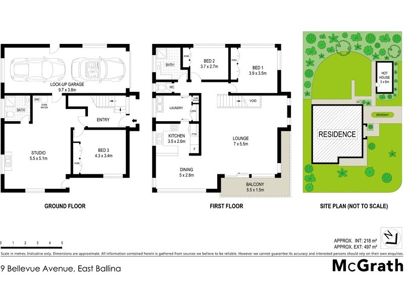 9 Bellevue Avenue, East Ballina NSW 2478 Floorplan