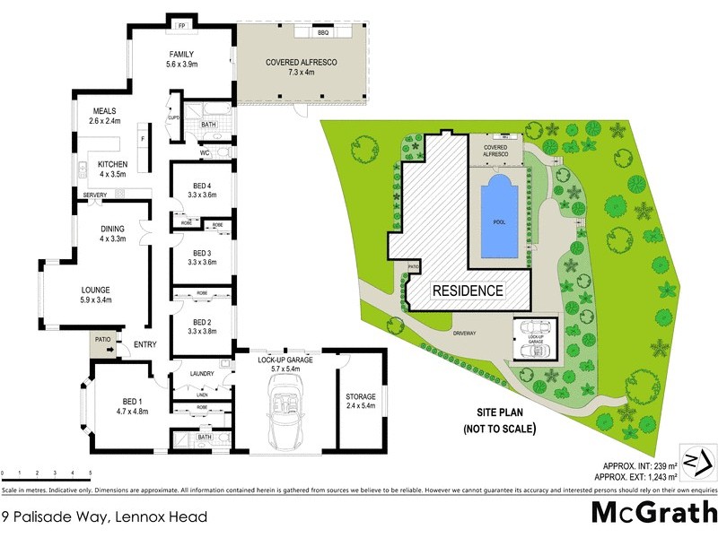 9 Palisade Way, Lennox Head NSW 2478 Floorplan