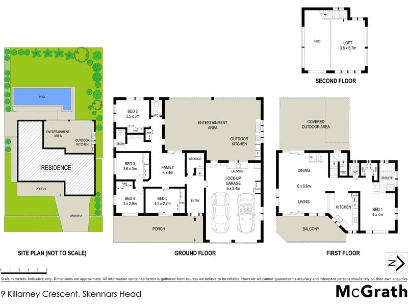 9 Killarney Crescent, Skennars Head NSW 2478 Floorplan