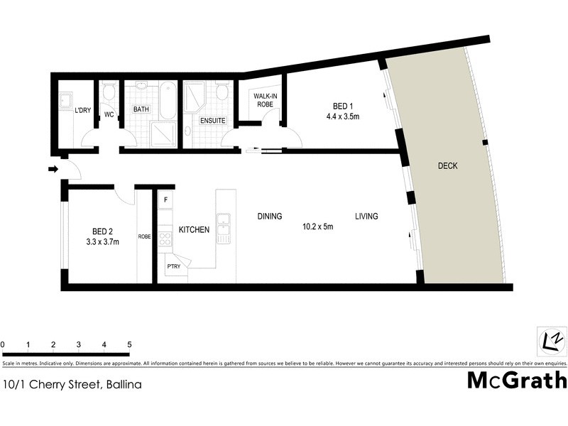10/1 Cherry Street, Ballina NSW 2478 Floorplan