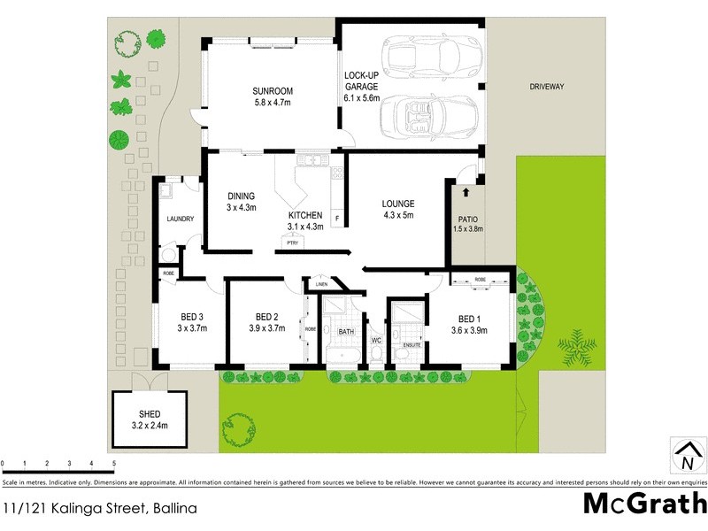 11/121 Kalinga Street, Ballina NSW 2478 Floorplan