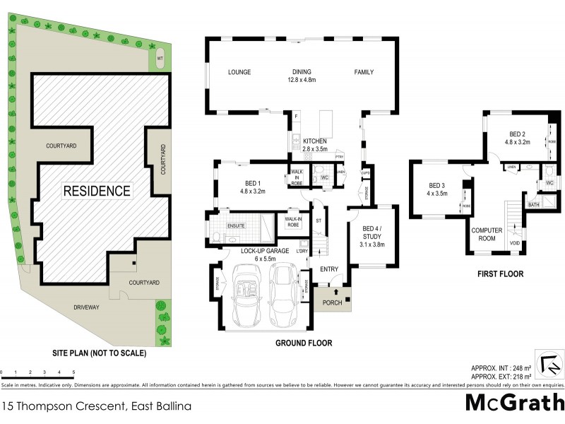 15 Thompson Crescent, East Ballina NSW 2478 Floorplan