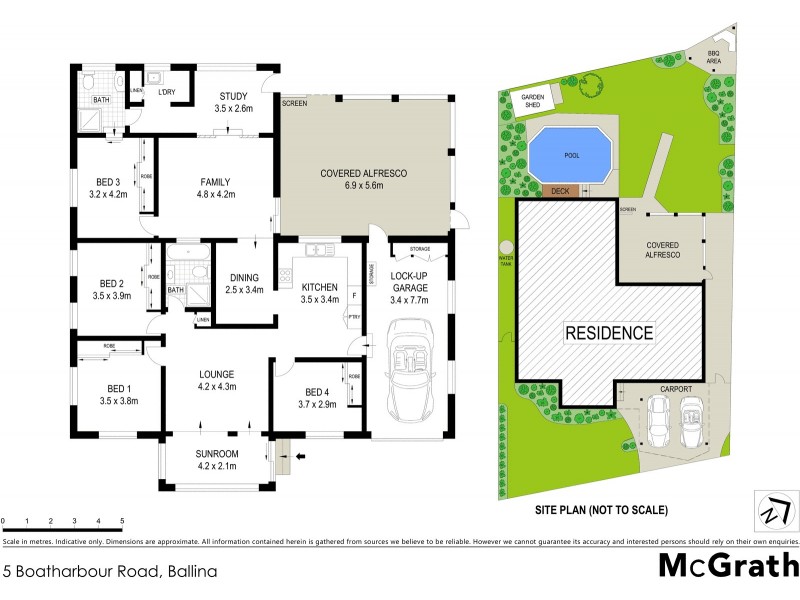 5 Boatharbour Road, Ballina NSW 2478 Floorplan