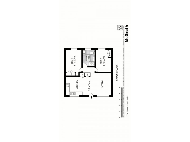 1/126 Tamar Street, Ballina NSW 2478 Floorplan