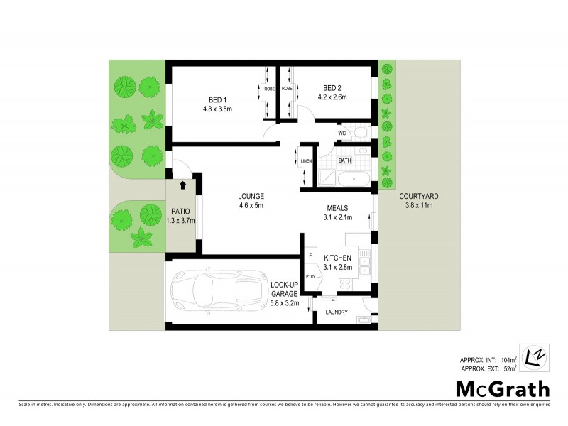 2/13 Jarrett Street, Ballina NSW 2478 Floorplan