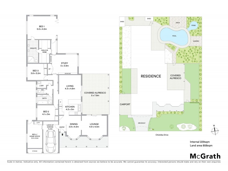 94 Chickiba Drive, East Ballina NSW 2478 Floorplan