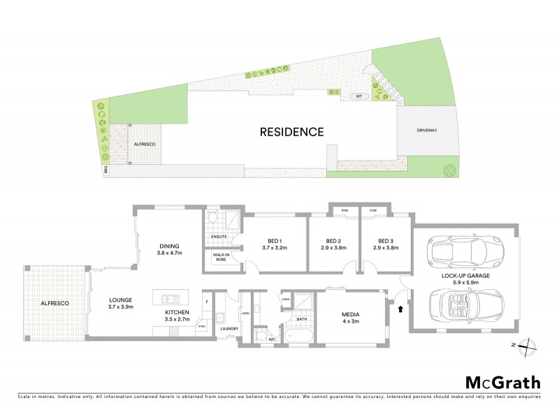 1/12 Avalon Avenue, Wollongbar NSW 2477 Floorplan