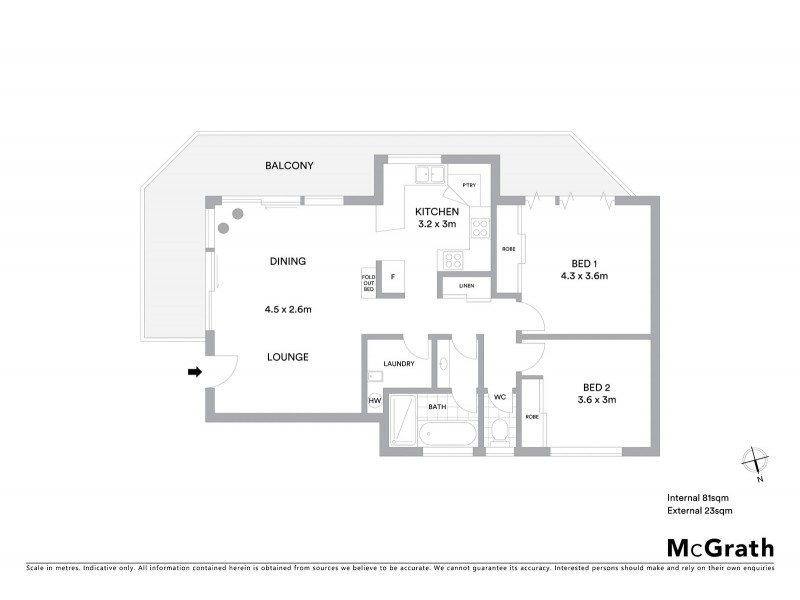 9/19 Namitjira Place, Ballina NSW 2478 Floorplan