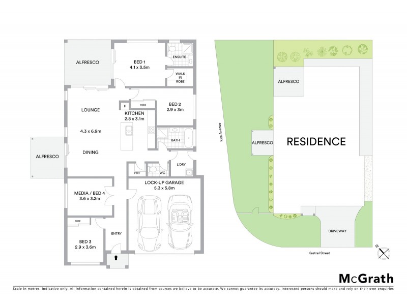 1/20 Kite Avenue, Ballina NSW 2478 Floorplan