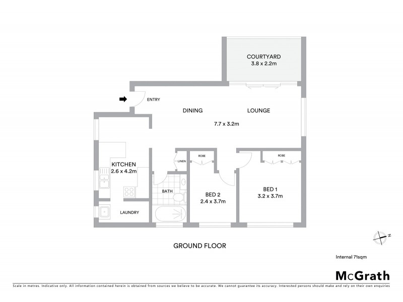 8/81 Martin Street, Ballina NSW 2478 Floorplan