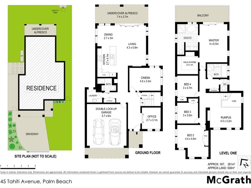45 Tahiti Avenue, Palm Beach QLD 4221 Floorplan