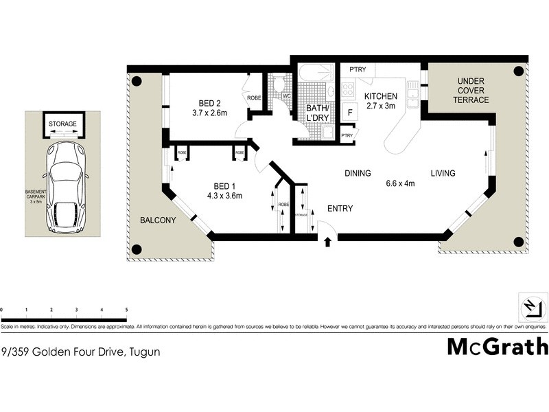 9/359 Golden Four Drive, Tugun QLD 4224 Floorplan