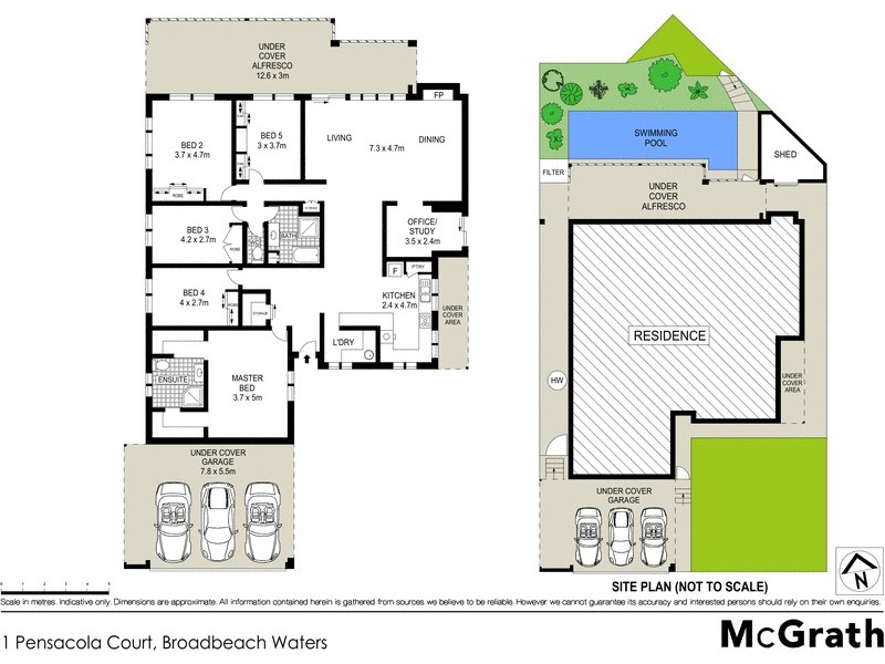 1 Pensacola Court, Broadbeach Waters QLD 4218 Floorplan