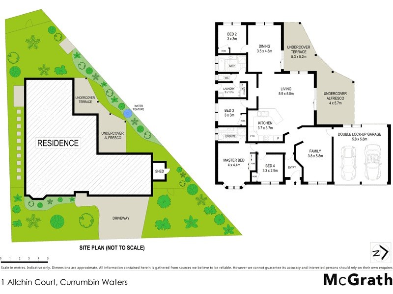 1 Allchin Court, Currumbin Waters QLD 4223 Floorplan