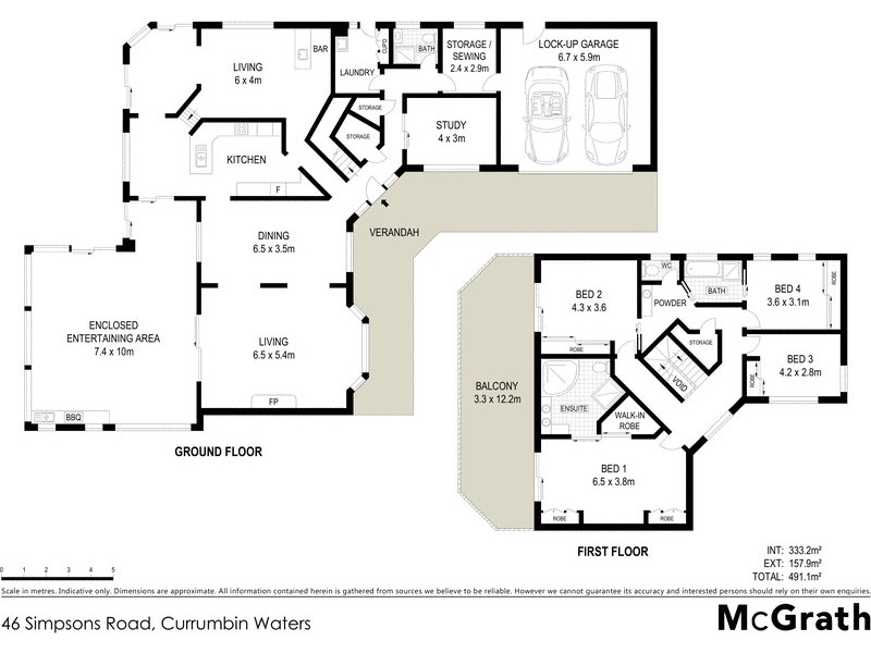 46 Simpsons Road, Currumbin Waters QLD 4223 Floorplan