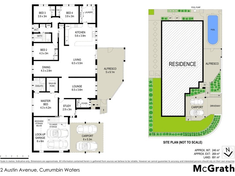 2 Austin Avenue, Currumbin Waters QLD 4223 Floorplan