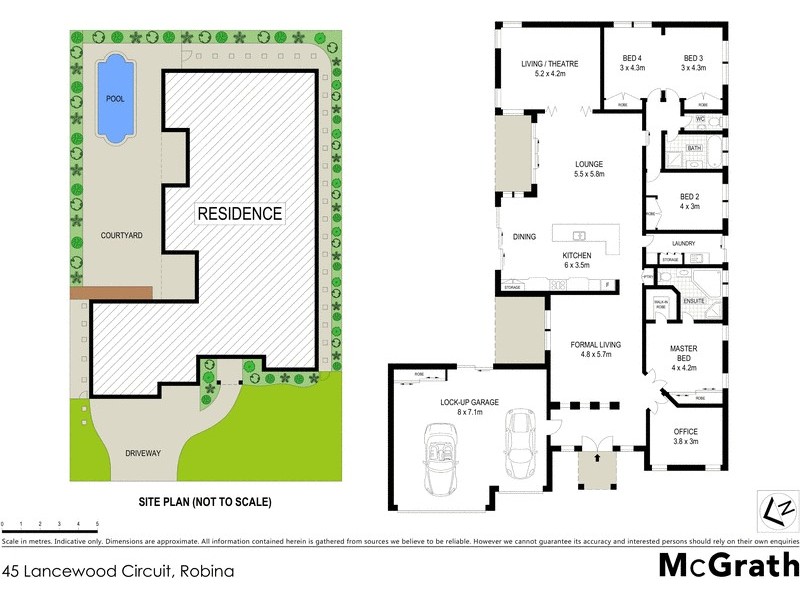 45 Lancewood Circuit, Robina QLD 4226 Floorplan