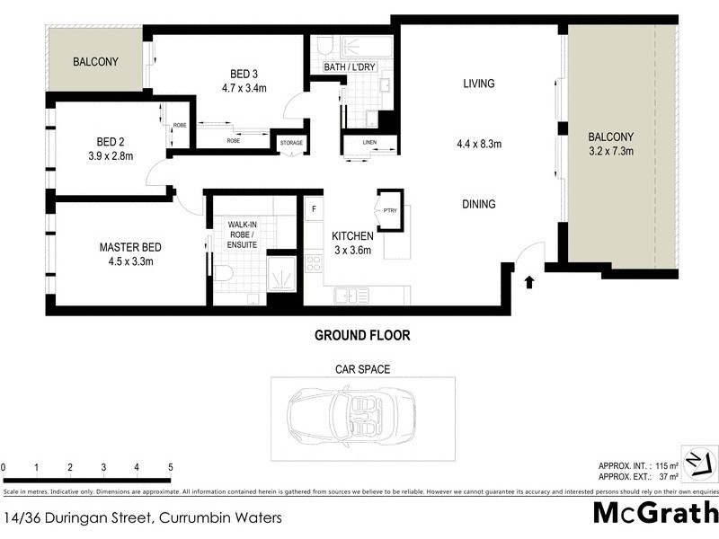 14/36 Duringan Street, Currumbin QLD 4223 Floorplan