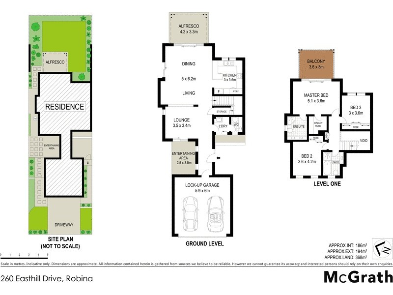 260 Easthill Drive, Robina QLD 4226 Floorplan