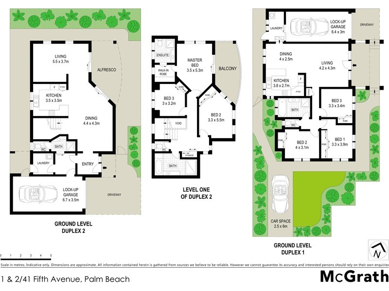 1 and 2/41 Fifth Avenue, Palm Beach QLD 4221 Floorplan