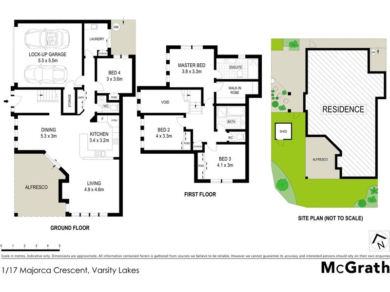 1/17 Majorca Crescent, Varsity Lakes QLD 4227 Floorplan