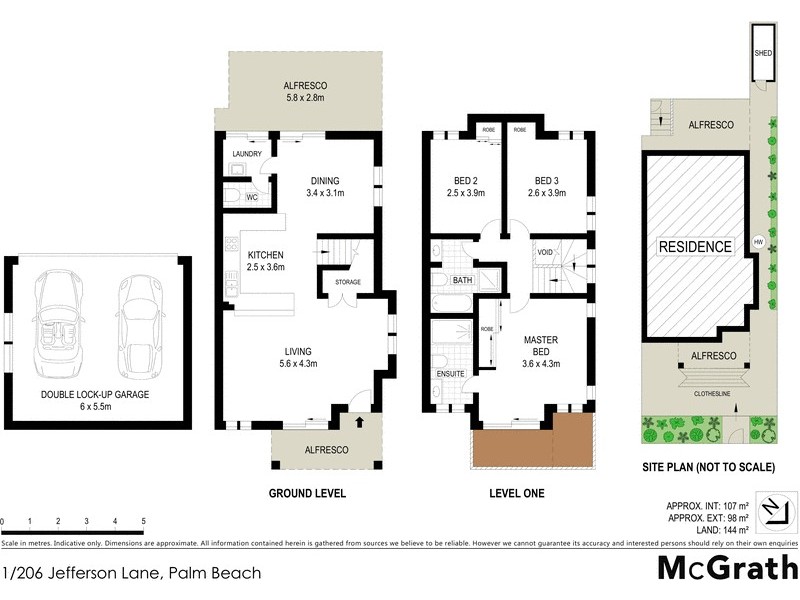1/206 Jefferson Lane, Palm Beach QLD 4221 Floorplan