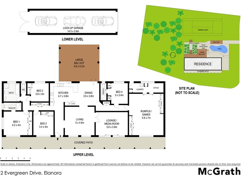 2 Evergreen Drive, Elanora QLD 4221 Floorplan
