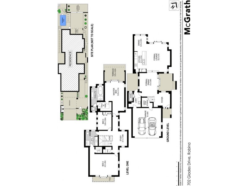 702 Glades Drive, Robina QLD 4226 Floorplan