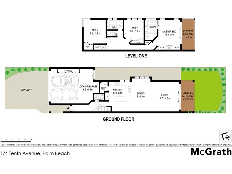 1/4 Tenth Avenue, Palm Beach QLD 4221 Floorplan