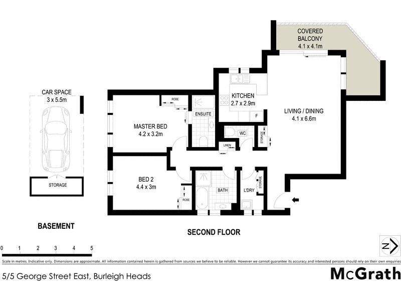 5/5 George Street East, Burleigh Heads QLD 4220 Floorplan