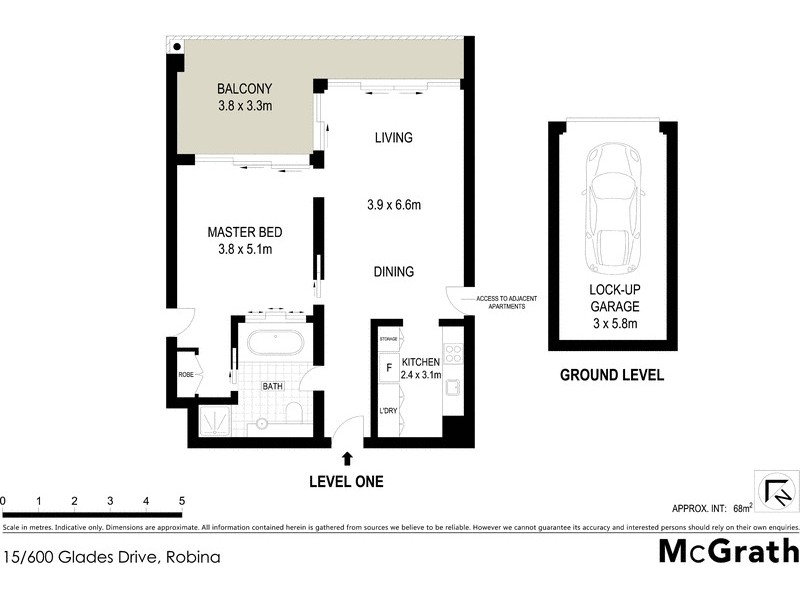 15/600 Glades Drive, Robina QLD 4226 Floorplan