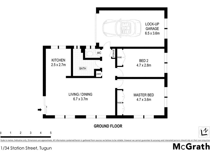 1/34 Station Street, Tugun QLD 4224 Floorplan