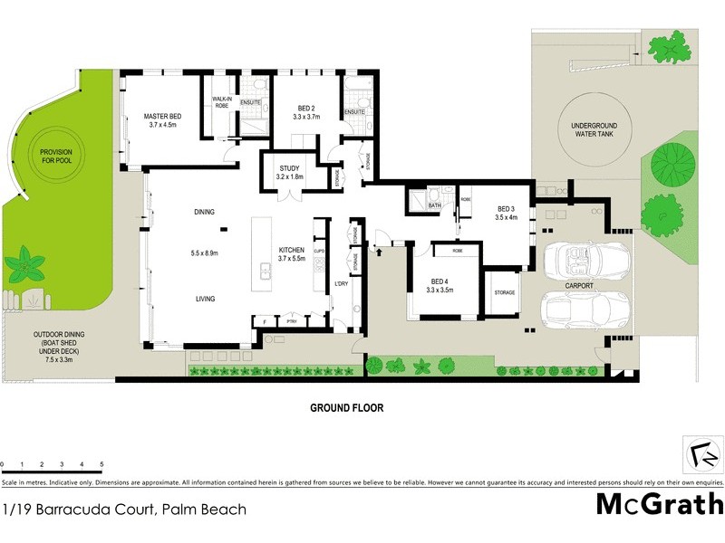 1/19 Barracuda Court, Palm Beach QLD 4221 Floorplan