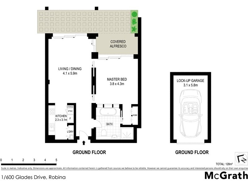 1/600 Glades Drive, Robina QLD 4226 Floorplan