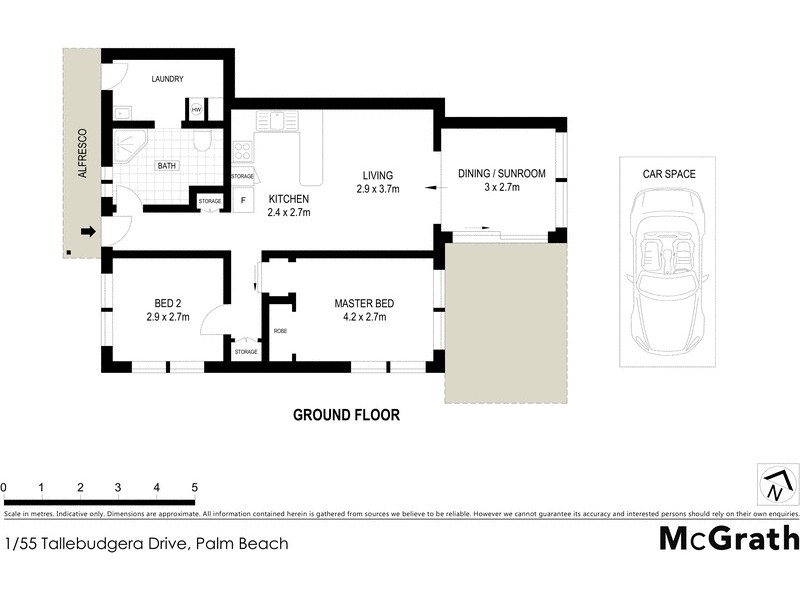1/55 Tallebudgera Drive, Palm Beach QLD 4221 Floorplan