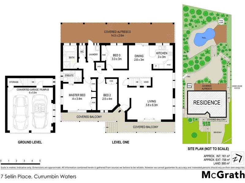 7 Sellin Place, Currumbin Waters QLD 4223 Floorplan