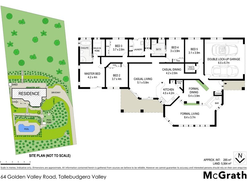 64 Golden Valley Road, Tallebudgera Valley QLD 4228 Floorplan