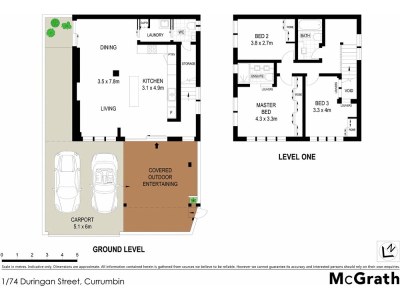 1/74 Duringan Street, Currumbin QLD 4223 Floorplan
