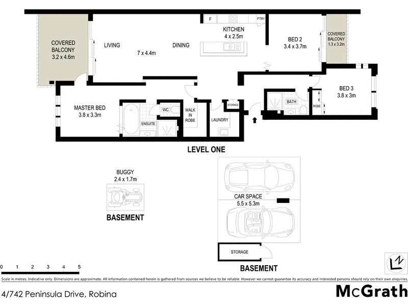 4/742 Peninsula Drive, Robina QLD 4226 Floorplan