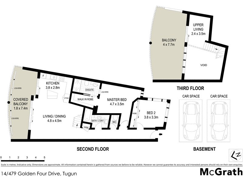 14/479 Golden Four Drive, Tugun QLD 4224 Floorplan