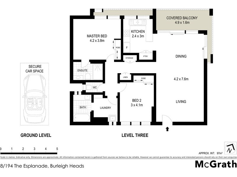 8/194 The Esplanade, Burleigh Heads QLD 4220 Floorplan