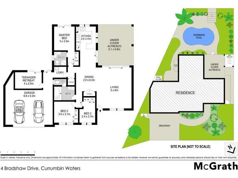 4 Bradshaw Drive, Currumbin Waters QLD 4223 Floorplan