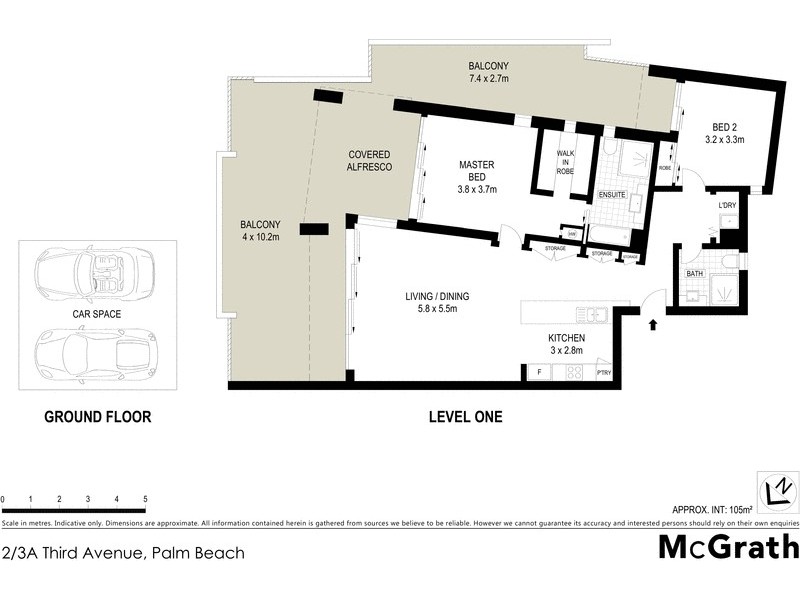 2/3a Third Avenue, Palm Beach QLD 4221 Floorplan