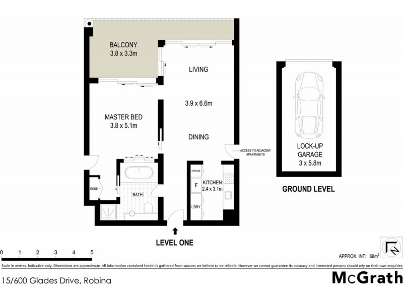 15/600 Glades Drive, Robina QLD 4226 Floorplan