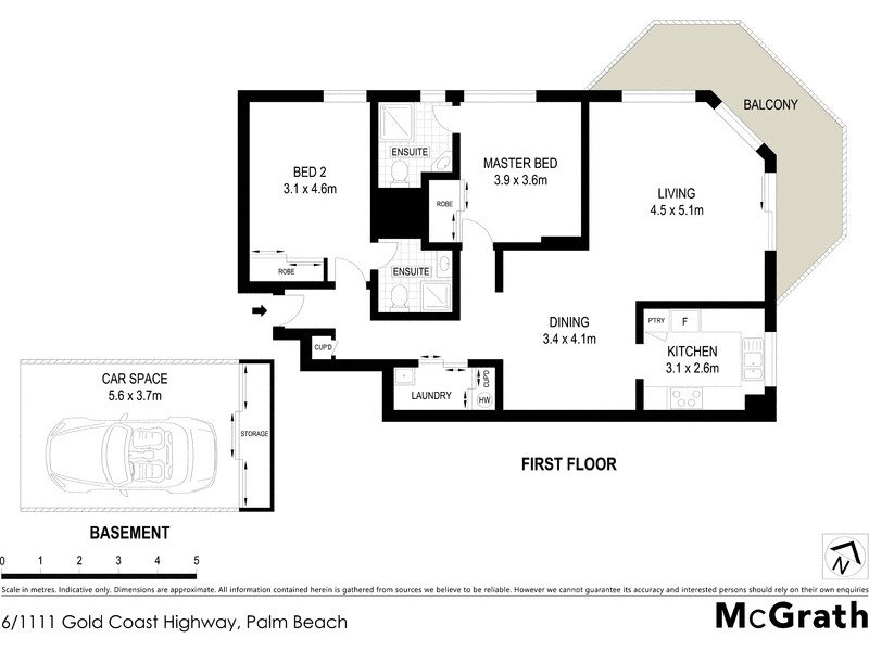 6/1111 Gold Coast Highway, Palm Beach QLD 4221 Floorplan