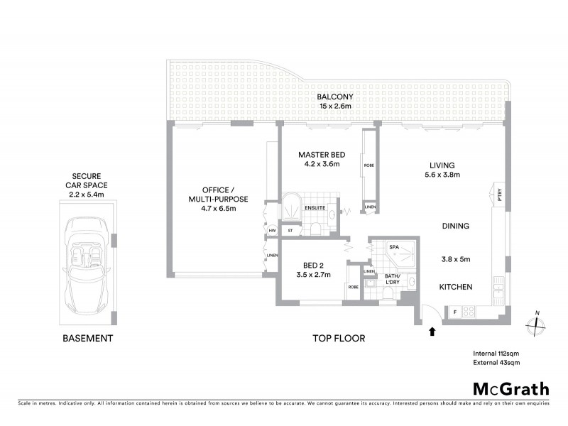 8/24 Panorama Drive, Currumbin QLD 4223 Floorplan